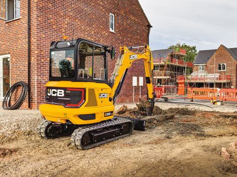 3.5T mini excavator application image