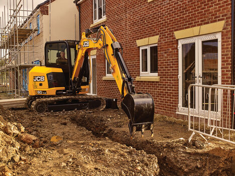 Mini excavator application image of 60C-2 stage V